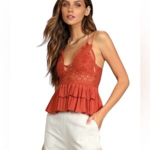 NWT FREE PEOPLE ADELLA TOP SIZE XS